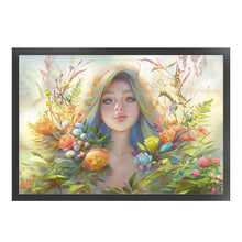 Load image into Gallery viewer, Huancan - Flower Fairy - 60*40CM 11CT 3 Stamped Cross Stitch