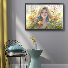 Load image into Gallery viewer, Huancan - Flower Fairy - 60*40CM 11CT 3 Stamped Cross Stitch
