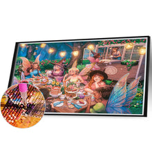 Load image into Gallery viewer, Elf Tea Party 40*30CM(Canvas) Full Round Drill Diamond Painting