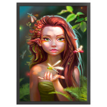 Load image into Gallery viewer, Yishu - Girl - 40*60CM 11CT 3 Stamped Cross Stitch