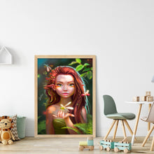 Load image into Gallery viewer, Yishu - Girl - 40*60CM 11CT 3 Stamped Cross Stitch