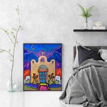 Load image into Gallery viewer, Yishu - Simple Cottage - 40*53CM 11CT 3 Stamped Cross Stitch