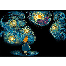 Load image into Gallery viewer, Huancan - Alice In Wonderland - 60*45CM 11CT 3 Stamped Cross Stitch