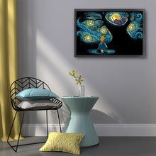 Load image into Gallery viewer, Huancan - Alice In Wonderland - 60*45CM 11CT 3 Stamped Cross Stitch