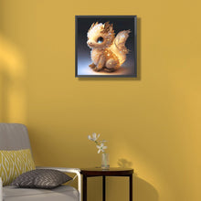 Load image into Gallery viewer, Golden Dinosaur 30*30CM(Canvas) Full Round Drill Diamond Painting