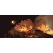 Load image into Gallery viewer, Sleeping Girl 70*30CM(Canvas) Full Round Drill Diamond Painting