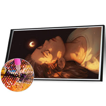 Load image into Gallery viewer, Sleeping Girl 70*30CM(Canvas) Full Round Drill Diamond Painting