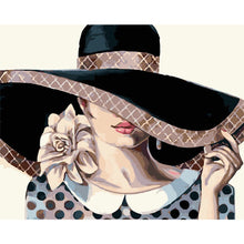 Load image into Gallery viewer, Elegant Girl 50*40CM(Canvas) Full Round Drill Diamond Painting