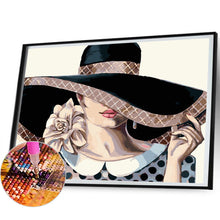 Load image into Gallery viewer, Elegant Girl 50*40CM(Canvas) Full Round Drill Diamond Painting