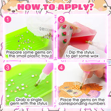 Load image into Gallery viewer, 8pcs Diamond Art Crystal Sketchbook DIY Diamond Mosaic Diary Book (Small Head)