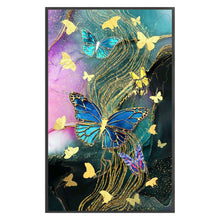 Load image into Gallery viewer, DIY - Butterfly - 40*65CM 11CT 3 Stamped Cross Stitch