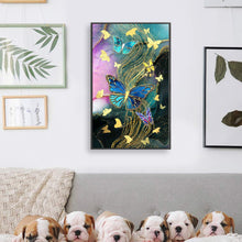 Load image into Gallery viewer, DIY - Butterfly - 40*65CM 11CT 3 Stamped Cross Stitch