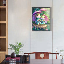 Load image into Gallery viewer, Snake Holding An Umbrella 30*40CM(Canvas) Full Round Drill Diamond Painting