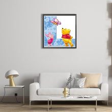 Load image into Gallery viewer, Winnie The Pooh And The Letter L 50*50CM(Canvas) Full Round Drill Diamond Painting