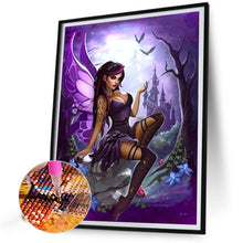 Load image into Gallery viewer, Magical Dark Girl 30*40CM(Canvas) Full Round Drill Diamond Painting