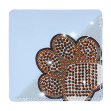 Load image into Gallery viewer, DIY Rhinestones Mosaic Book Mark 5D Cat Paw Triangle for Presents (SQ-003-4)