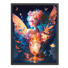 Load image into Gallery viewer, Yishu - Fantasy Butterfly Girl - 50*65CM 11CT 3 Stamped Cross Stitch