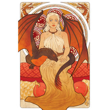 Load image into Gallery viewer, Yishu - Illustrated Girl - 50*75CM 11CT 3 Stamped Cross Stitch