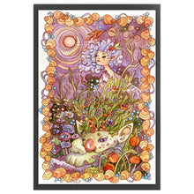 Load image into Gallery viewer, Huancan - Illustrated Girl - 50*75CM 11CT 3 Stamped Cross Stitch