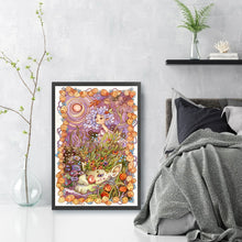 Load image into Gallery viewer, Huancan - Illustrated Girl - 50*75CM 11CT 3 Stamped Cross Stitch