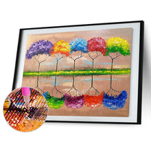 Load image into Gallery viewer, Colorful Tree 40*30CM(Canvas) Full Round Drill Diamond Painting