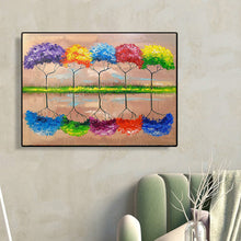 Load image into Gallery viewer, Colorful Tree 40*30CM(Canvas) Full Round Drill Diamond Painting
