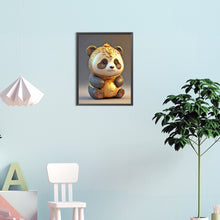 Load image into Gallery viewer, Gold-Rimmed Panda 30*40CM(Canvas) Full Round Drill Diamond Painting