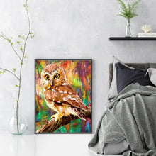 Load image into Gallery viewer, Huancan - Owl - 35*45CM 11CT 3 Stamped Cross Stitch