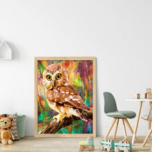Load image into Gallery viewer, Huancan - Owl - 35*45CM 11CT 3 Stamped Cross Stitch