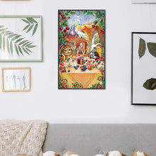 Load image into Gallery viewer, Yishu - Alice In Wonderland - 50*83CM 11CT 3 Stamped Cross Stitch