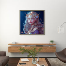 Load image into Gallery viewer, Yishu - Big-Eyed Doll - 50*50CM 11CT 3 Stamped Cross Stitch
