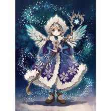 Load image into Gallery viewer, Yishu - Angel Girl With Magic Wand - 40*56CM 11CT 3 Stamped Cross Stitch