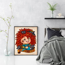 Load image into Gallery viewer, Yishu - Disney Princess Merida - 40*53CM 11CT 3 Stamped Cross Stitch