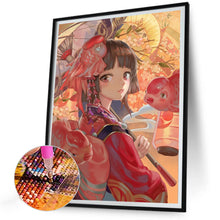 Load image into Gallery viewer, Cartoon Girl 30*40CM(Canvas) Full Round Drill Diamond Painting