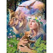 Load image into Gallery viewer, Wild Escape 30*40CM(Canvas) Full Round Drill Diamond Painting