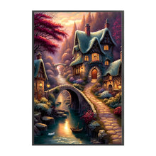 Load image into Gallery viewer, Huancan - Scenic Town - 50*75CM 16CT 2 Stamped Cross Stitch