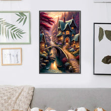 Load image into Gallery viewer, Huancan - Scenic Town - 50*75CM 16CT 2 Stamped Cross Stitch