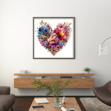 Load image into Gallery viewer, Huancan - Heart Shape - 40*40CM 11CT 3 Stamped Cross Stitch