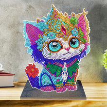 Load image into Gallery viewer, DIY Diamonds Painting Ornaments Wooden Animal Art Craft Kids Gift (GH074)