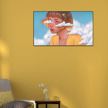 Load image into Gallery viewer, Girl In The Clouds 70*40CM(Canvas) Full Round Drill Diamond Painting
