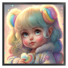 Load image into Gallery viewer, Yishu - Doll Girl - 50*50CM 11CT 3 Stamped Cross Stitch