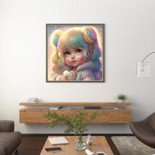 Load image into Gallery viewer, Yishu - Doll Girl - 50*50CM 11CT 3 Stamped Cross Stitch