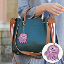 Load image into Gallery viewer, 9pcs Diamond Art Keychain Special-shaped Drill 5D DIY Bag Pandant (PT10)