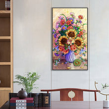 Load image into Gallery viewer, Bouquet In A Vase 45*80CM(Canvas) Full Round Drill Diamond Painting