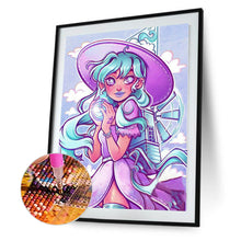 Load image into Gallery viewer, Elemental Girl 30*40CM(Canvas) Full Round Drill Diamond Painting