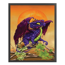 Load image into Gallery viewer, Yishu - Dragon On The Vine - 40*53CM 11CT 3 Stamped Cross Stitch