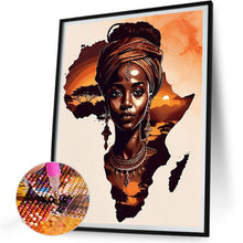 Load image into Gallery viewer, African Woman 30*40CM(Canvas) Full Round Drill Diamond Painting