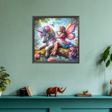 Load image into Gallery viewer, Angel Woman 30*30CM(Canvas) Full Round Drill Diamond Painting