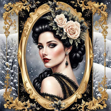 Load image into Gallery viewer, Noblewoman-Woman 30*30CM(Canvas) Full Round Drill Diamond Painting