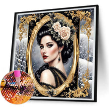Load image into Gallery viewer, Noblewoman-Woman 30*30CM(Canvas) Full Round Drill Diamond Painting
